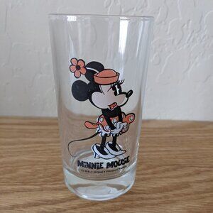 Vintage Minnie Mouse Disney Juice Glass